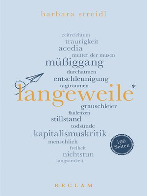 cover image of Langeweile. 100 Seiten